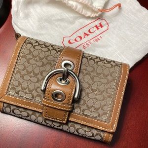 Coach - Excellent condition, leather, Soho wallet, brown